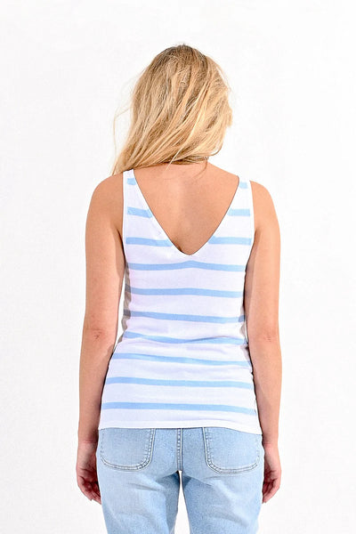 The Ocean Striped Tank