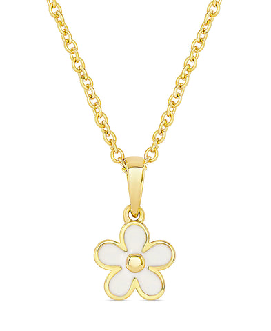White Flower Pendant
