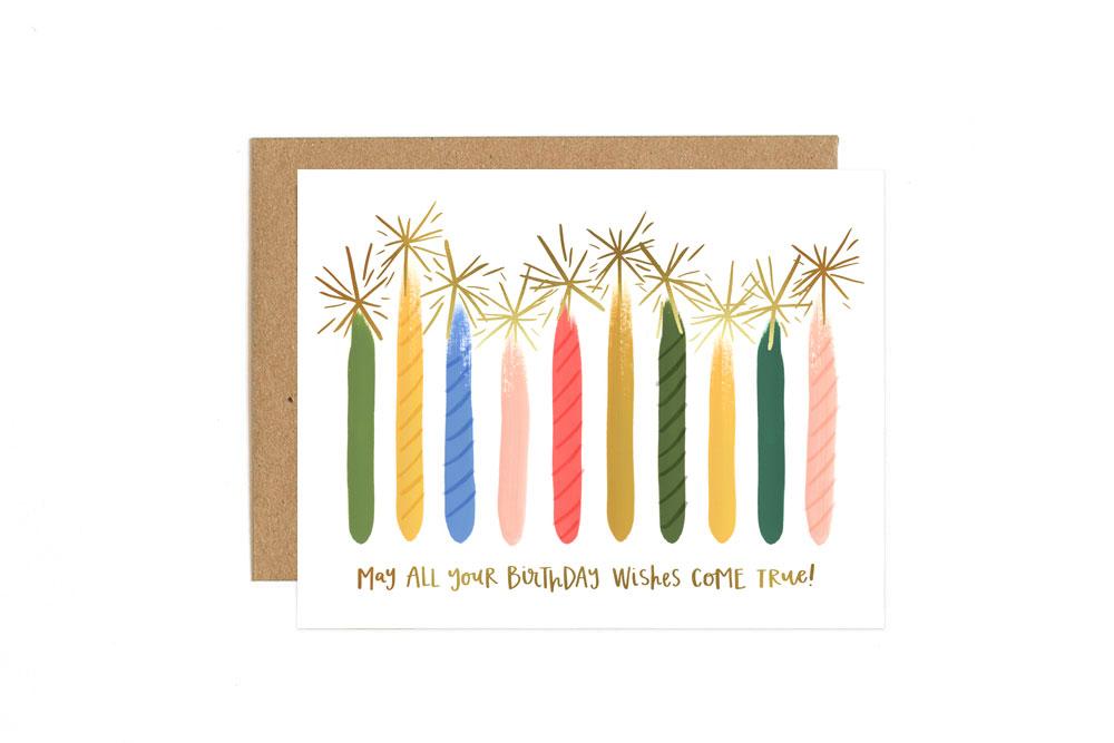 Candle Birthday Card
