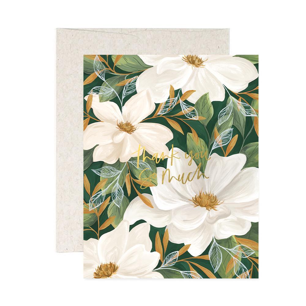 Magnolia Thank You Card