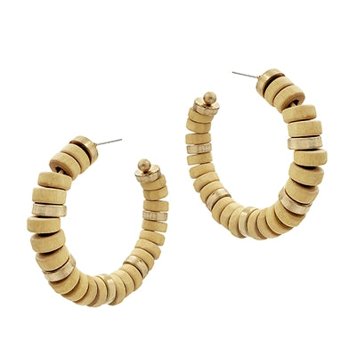 The Golden Wood Hoops