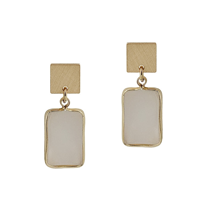 Pretty Gold Drop Earrings