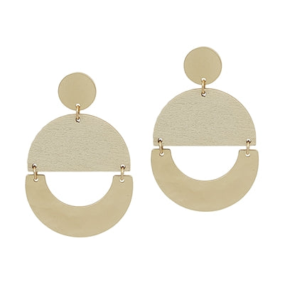 Natural Wood Earring