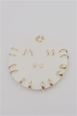 Huggie Hoop Set - Gold