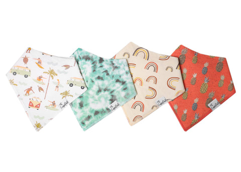 Copper Pearl Bandana Bib Set, Maui - K