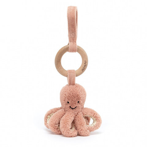 Odell Octopus Wooden Ring Toy