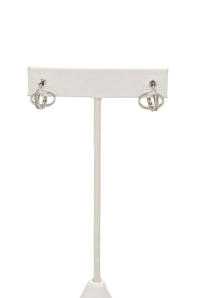 Kyla Huggie Earrings - Silver