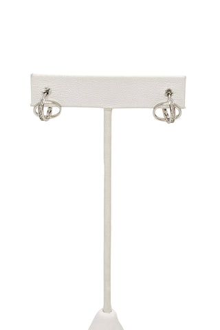 Kyla Huggie Earrings - Silver