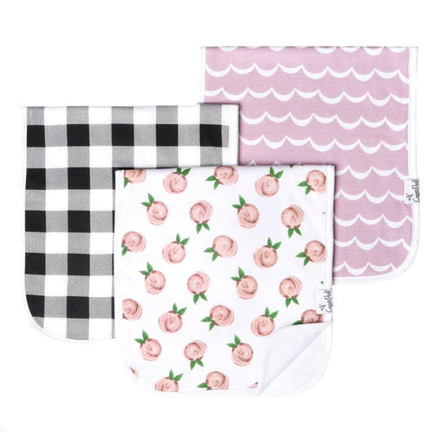 Burp Cloth Set, Rosie