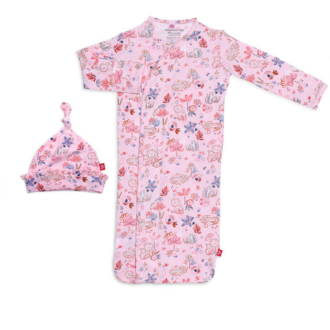 Dandy Lions Modal Magnetic Gown & Hat