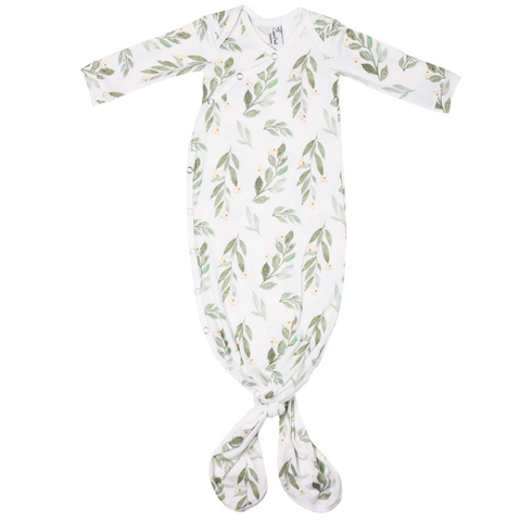 Copper Pearl Knotted Gown - Fern