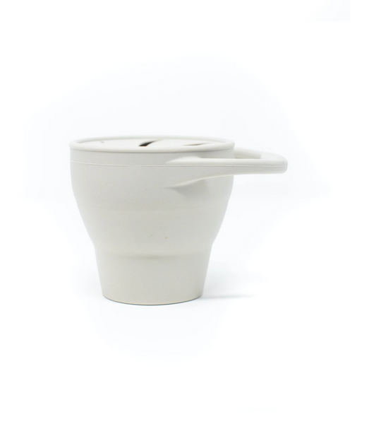 Silicone Collapsible Snack Cup - Taupe