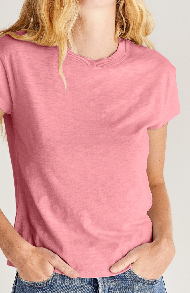 Modern Slub Tee - Flamingo