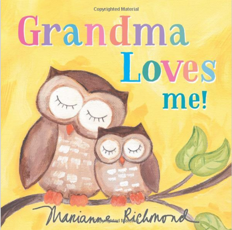 Grandma Loves Me Board Book
