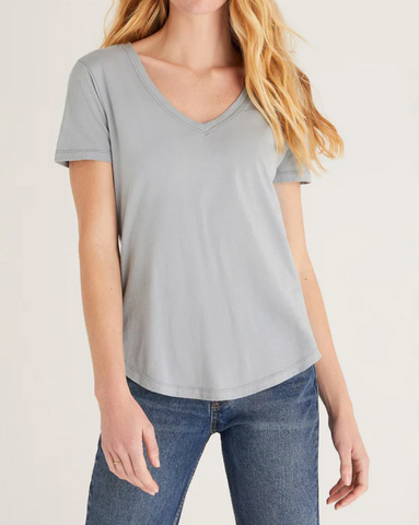 Kasey Modal Vneck - Morning Fog