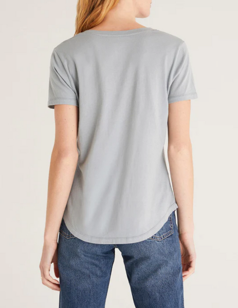 Kasey Modal Vneck - Morning Fog