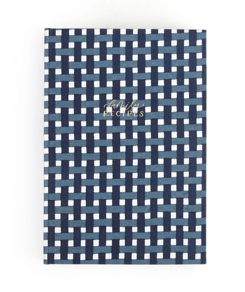 Heirloom Recipe Book - Blue Gingham