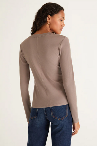 Sirena Rib LS Tee - Earth