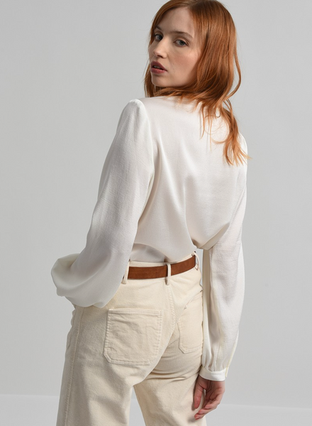 A Winter White Blouse