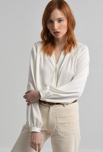 A Winter White Blouse