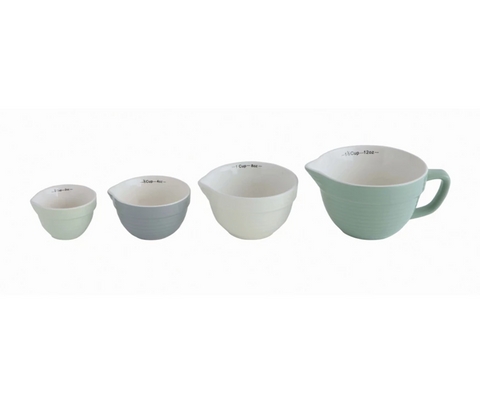 Blue Batterbowl Shaped Measuring Cups