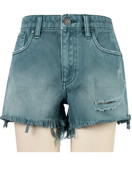 Jane High Rise Short - Turquoise