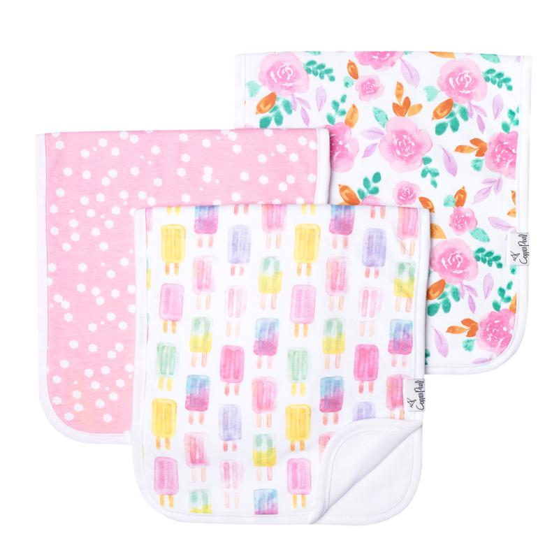 Burp Cloth Set, Summer
