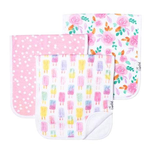 Burp Cloth Set, Summer