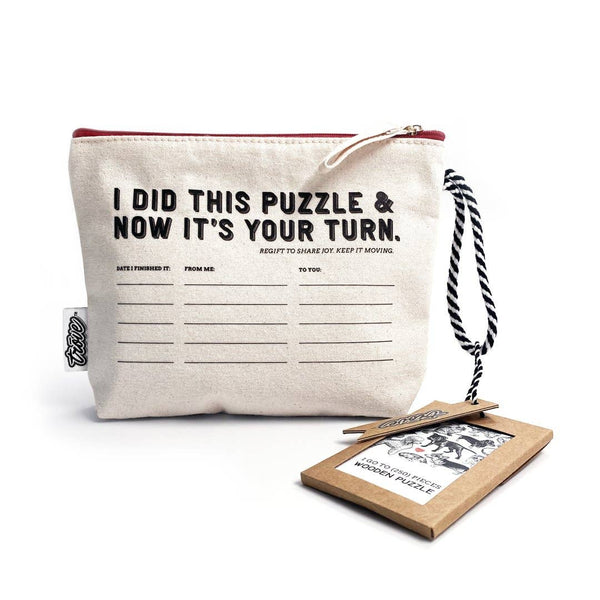 Pet Show in a Pouch Wooden Puzzle