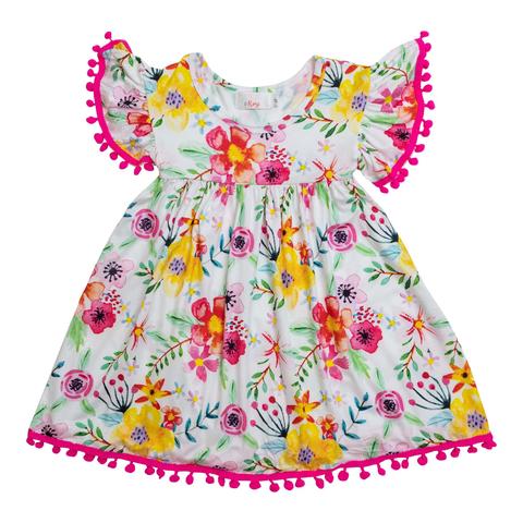 Life in Full Bloom Pom Pom Dress