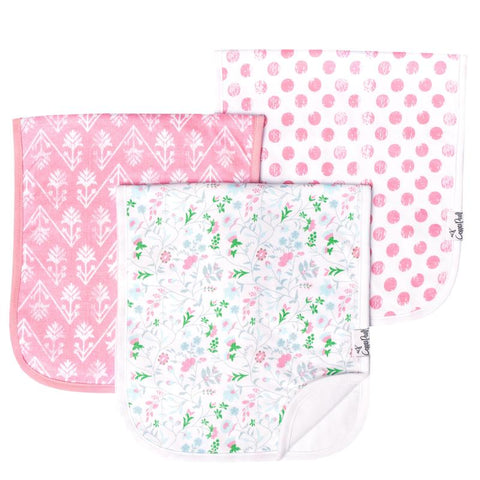 Burp Cloth Set, Claire