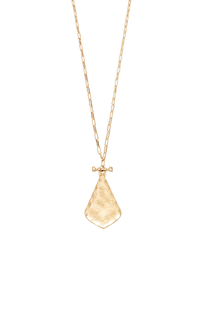 Denise Necklace - Worn Gold