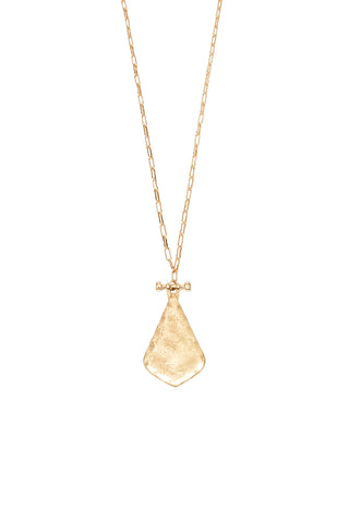 Denise Necklace - Worn Gold