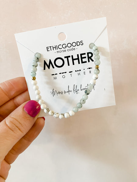 Mother Morse Code Bracelet