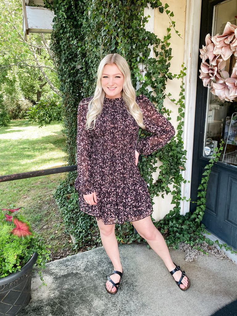 Luna Printed Georgette Smock Skirt