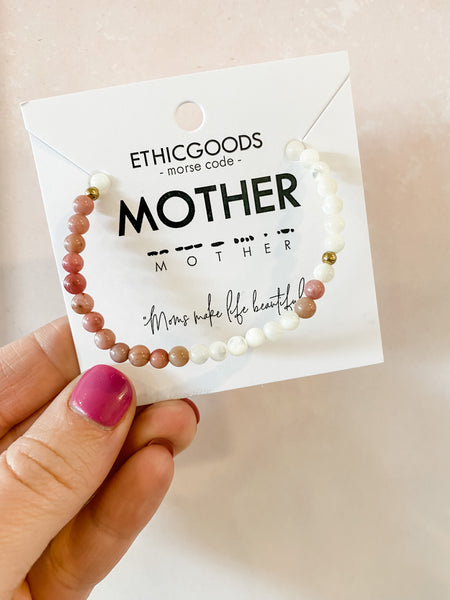 Mother Morse Code Bracelet