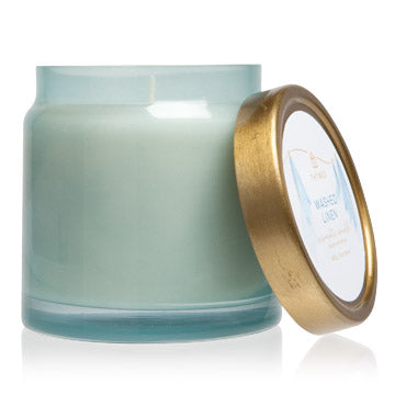 Washed Linen Statement Candle